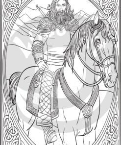 Medieval People 20 Adult Colouring Pages Book Medieval Knight