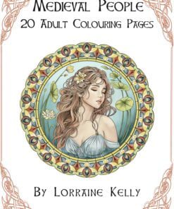 Medieval People 20 Adult Colouring Pages Book