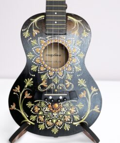 Hand-painted Tenor 26” Ukukele Decorative Mandala Dot-art Style